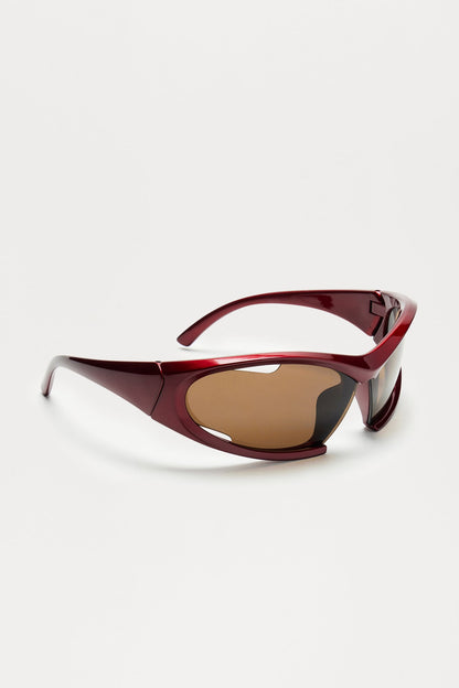 Snap These On Sunglasses - Red/combo