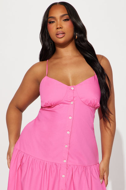 Kira Maxi Dress - Pink