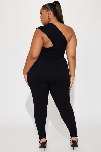 Scarlett Snatched Jumpsuit - Black