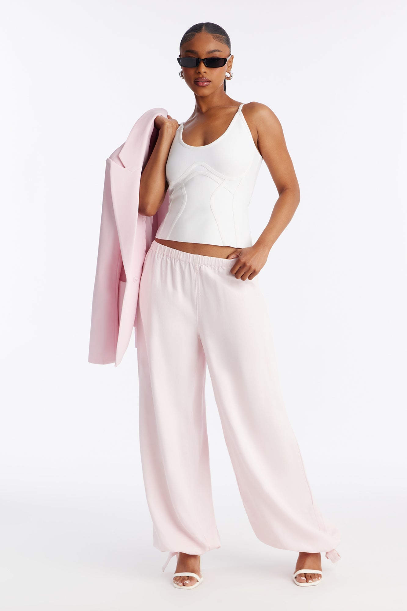 Trixie Washed Lyocell Balloon Jogger Pant 31″ - Pink