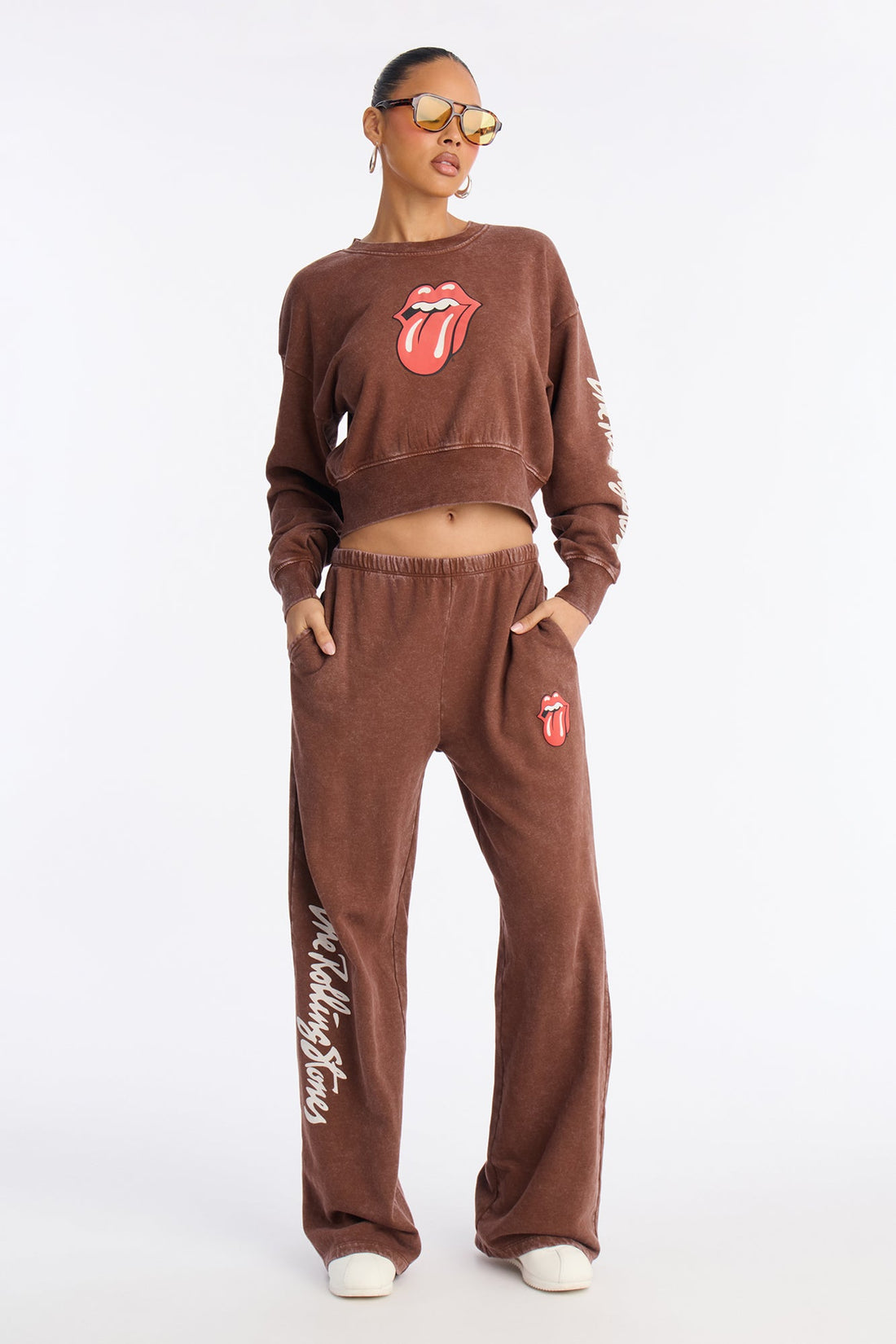 The Rolling Stones Washed Pant - Brown
