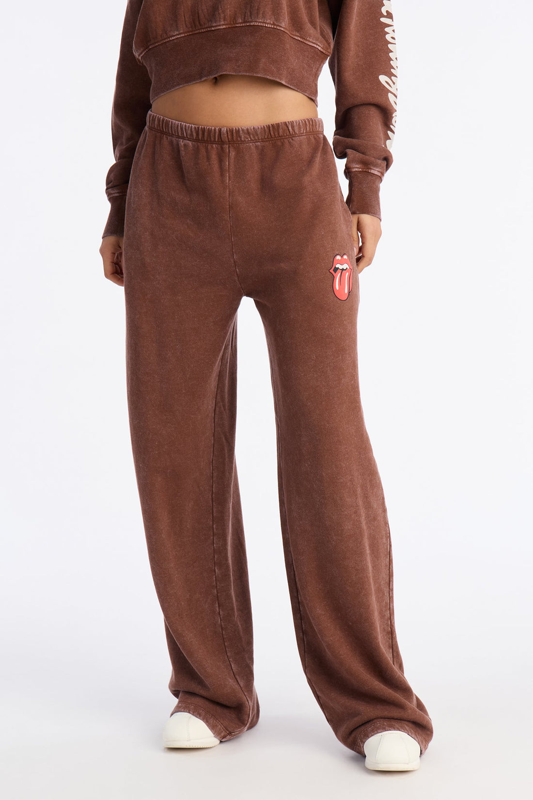 The Rolling Stones Washed Pant - Brown
