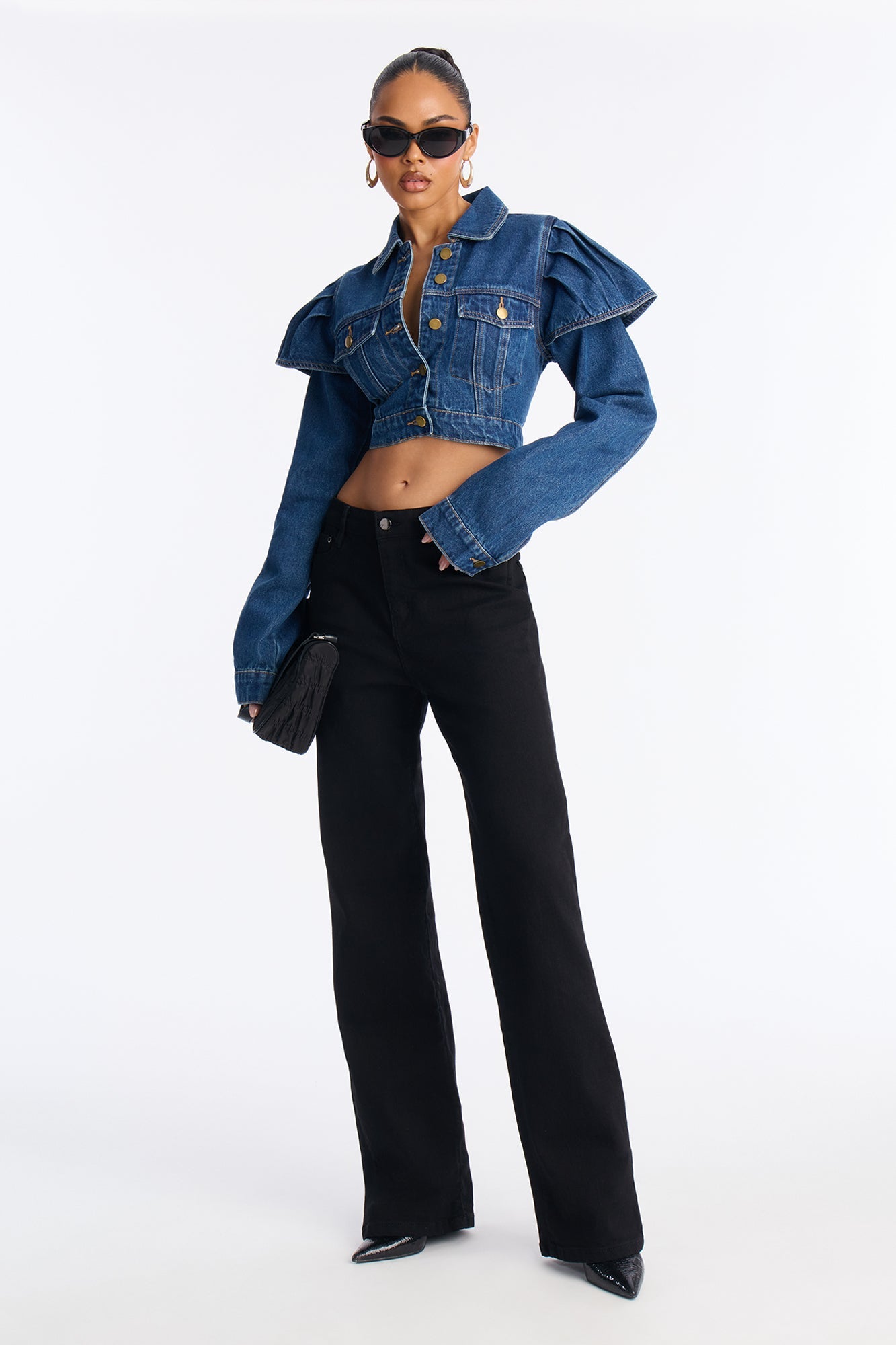 Lady Waiting Denim Jacket - Dark Wash