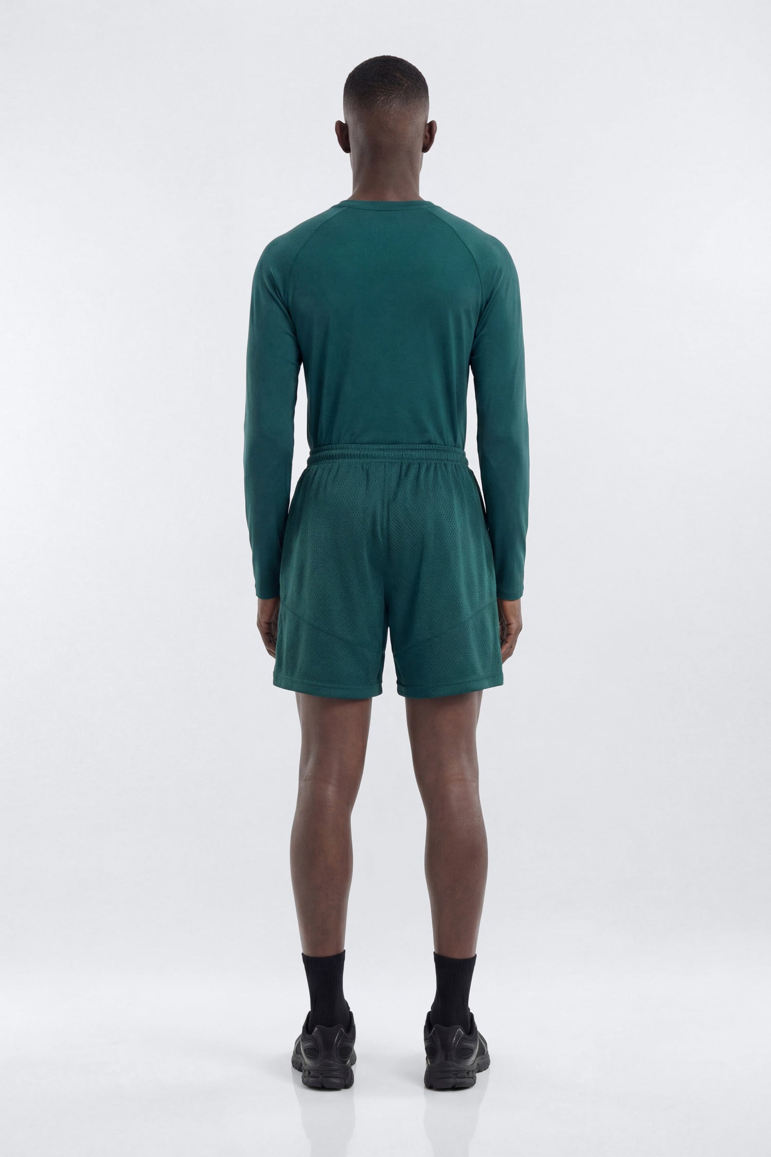 Athletic Mesh 7″ Basketball Shorts - Hunter Green