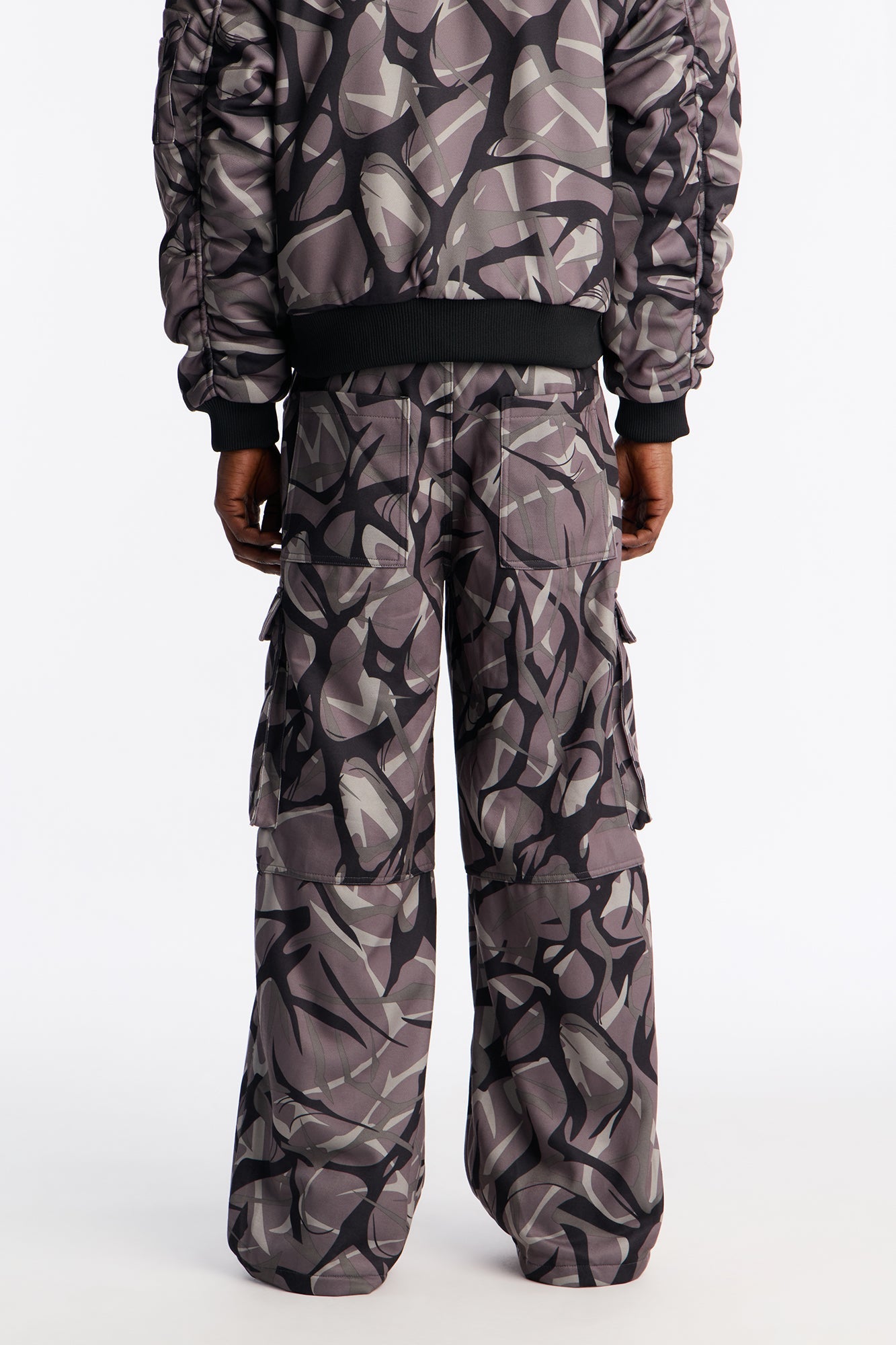 In The Cut Camo Sweatpants - Grey/combo
