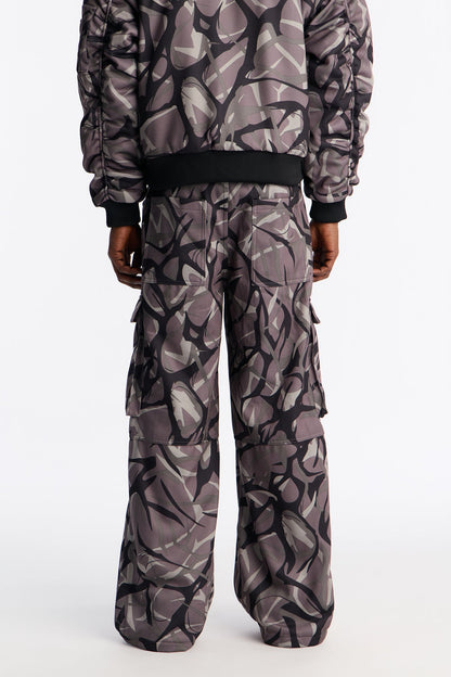 In The Cut Camo Sweatpants - Grey/combo