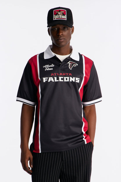 Falcons Soccer Polo - Black