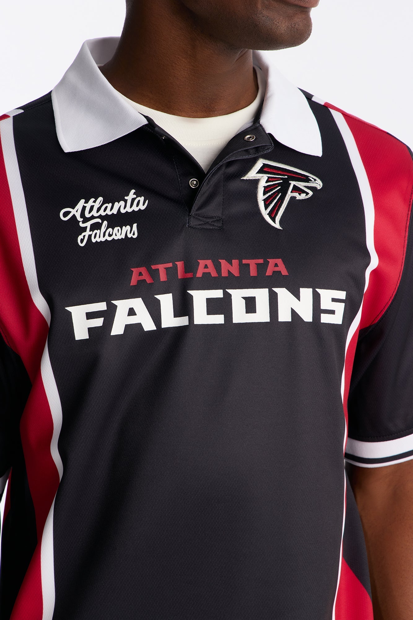 Falcons Soccer Polo - Black