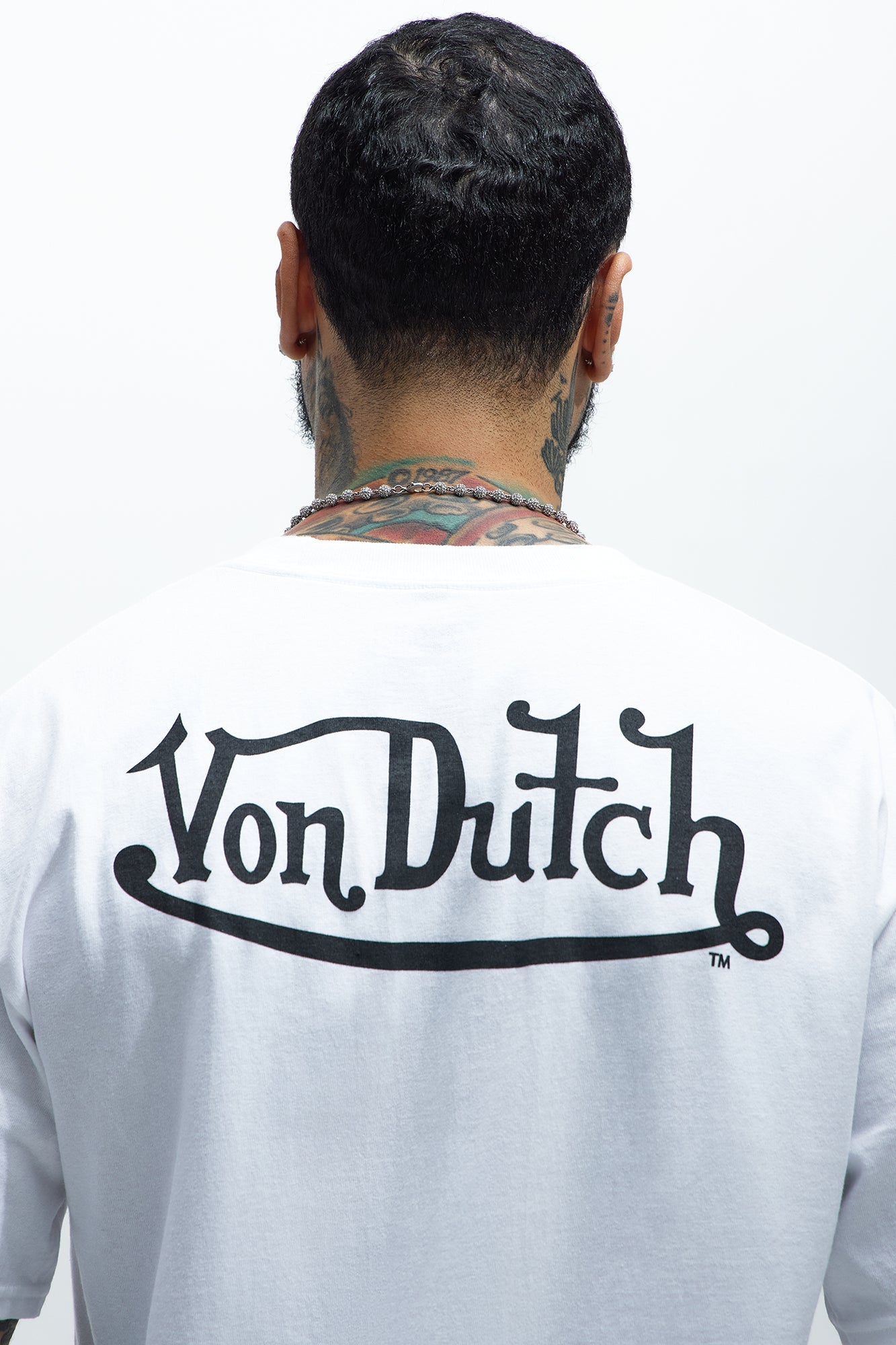 Von Dutch Flying Eyeball Short Sleeve Tee - White