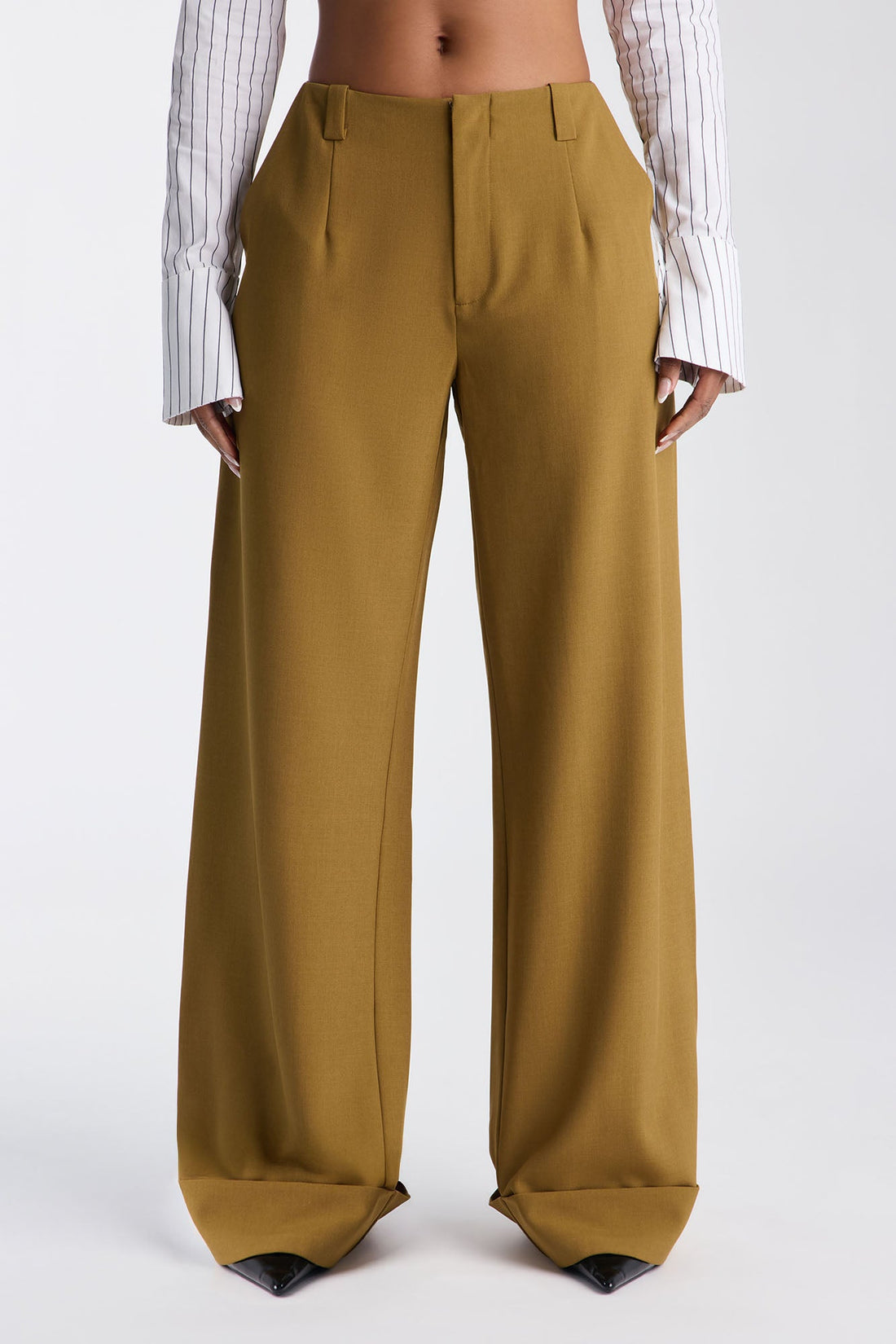 So Professional Low Rise Trouser Pants 33″ - Olive