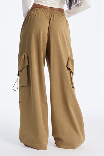 Coffee Break Wide Leg Pant 32″ - Olive