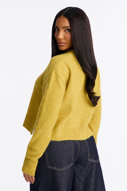 Good On You Cardigan - Yellow