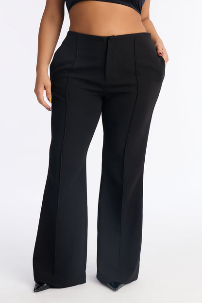 Jessica Flare Trouser Pant 32″ - Black