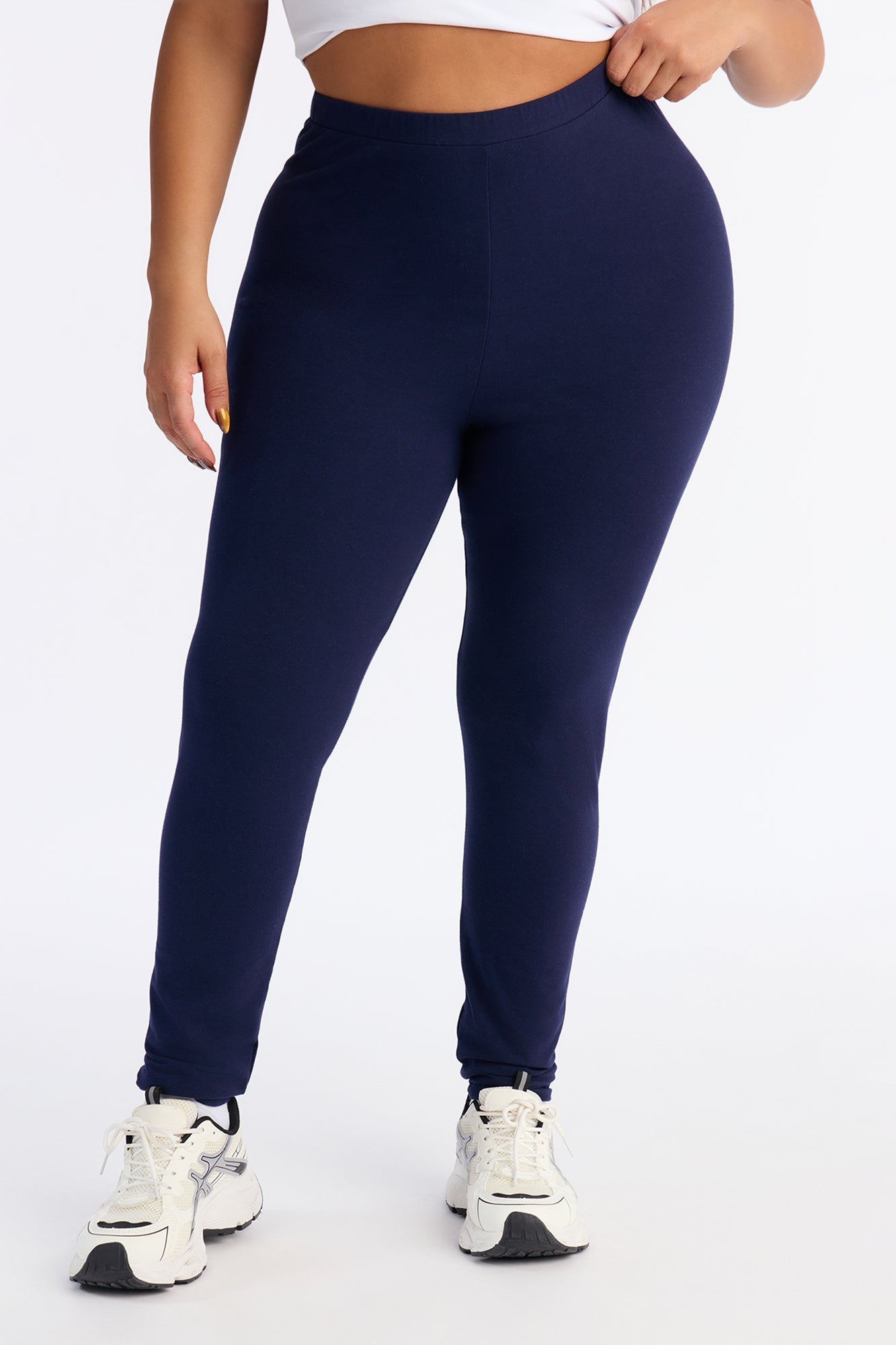 Quinn High Rise Everyday Cotton Legging 29″ - Navy