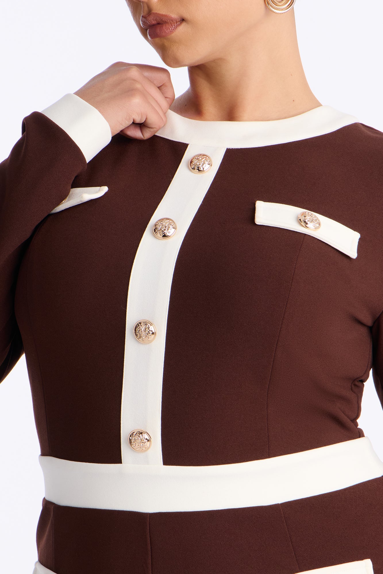 Executive Decisions Jumpsuit - Chocolate