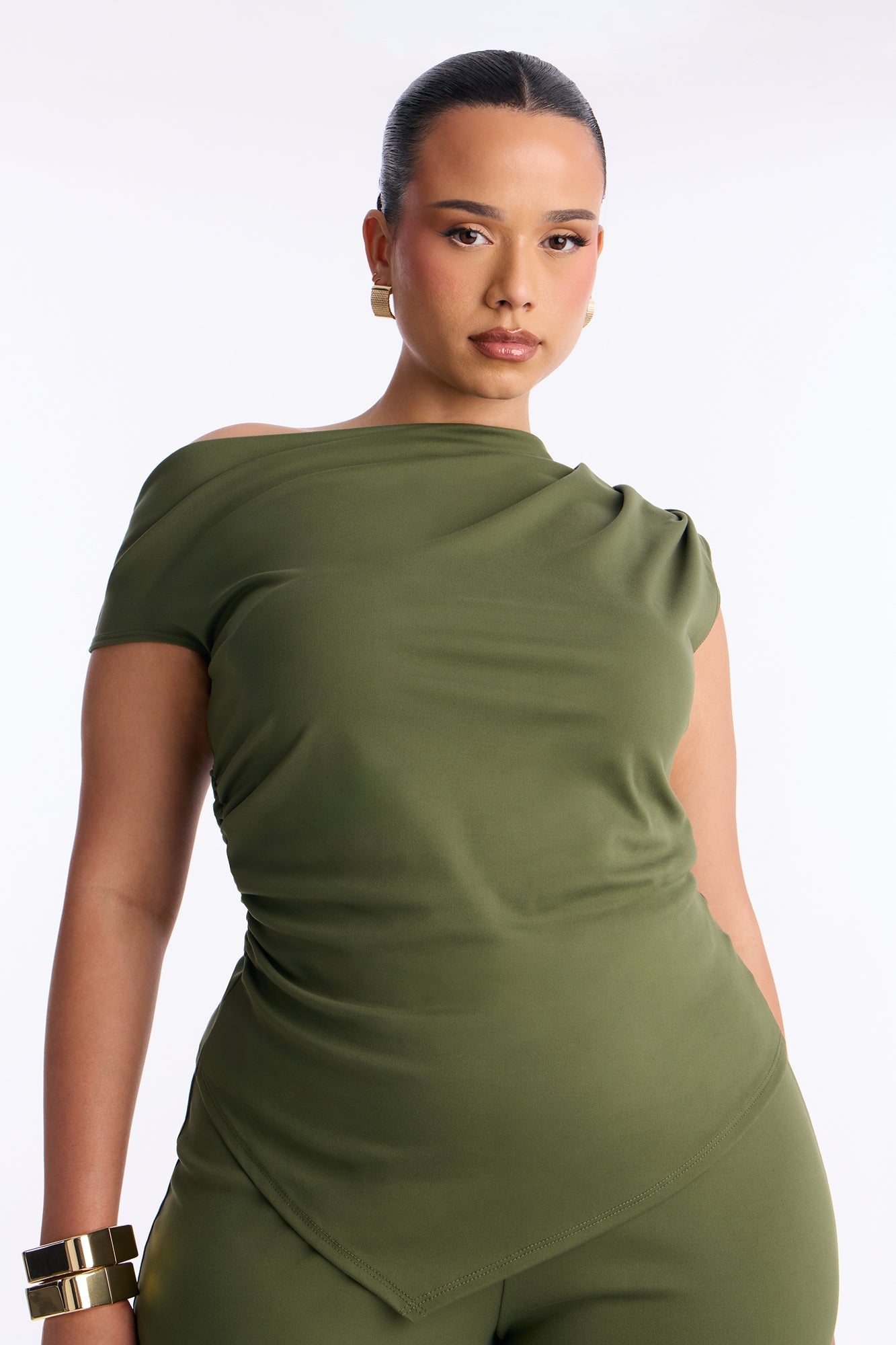 Aspen Straight Leg Pant Set - Olive
