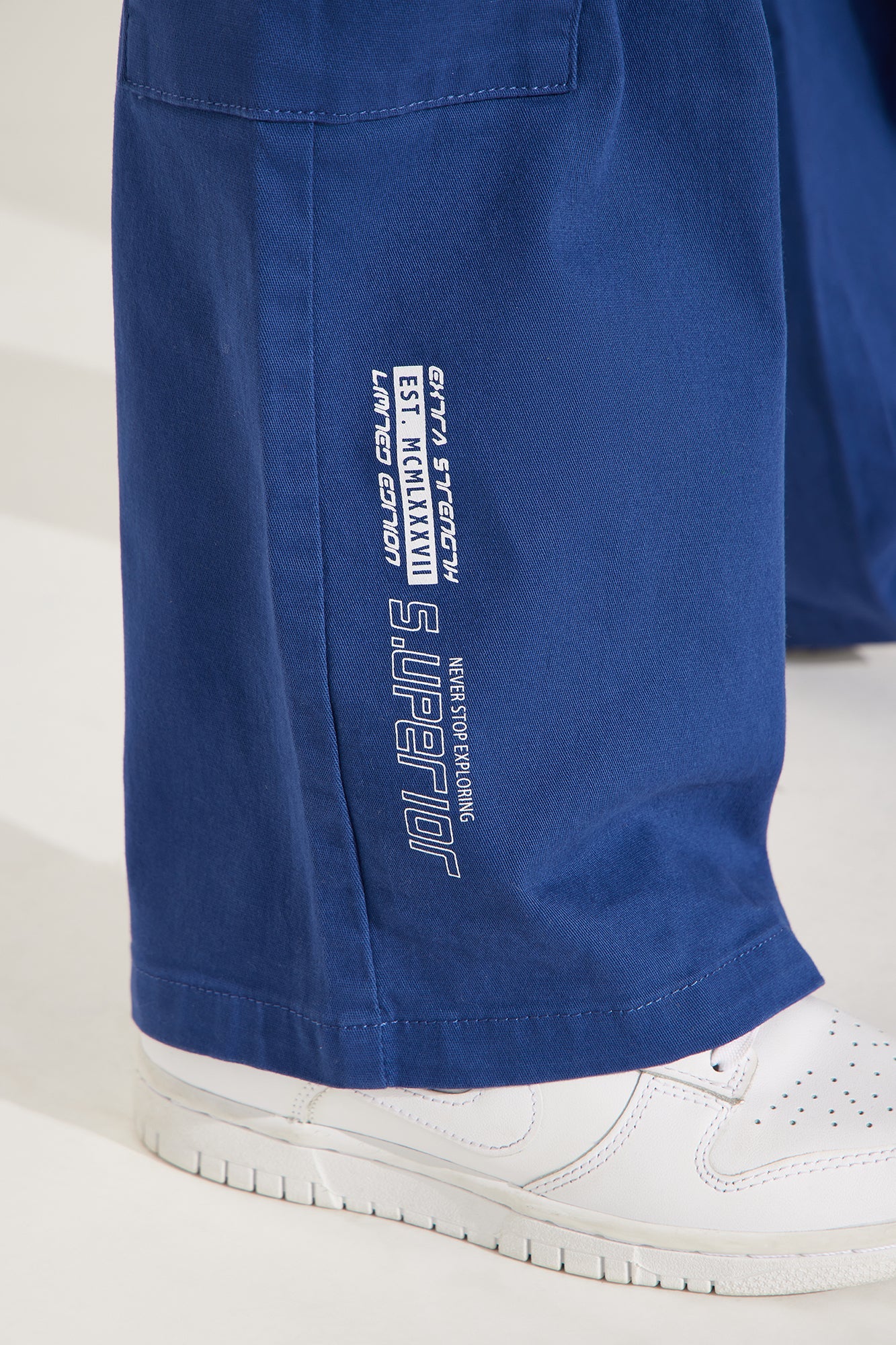 Mini Walk With Me Cargo Twill Pant - Navy