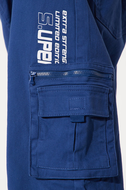 Mini Walk With Me Cargo Twill Pant - Navy