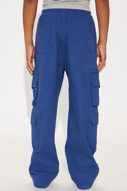 Mini Walk With Me Cargo Twill Pant - Navy