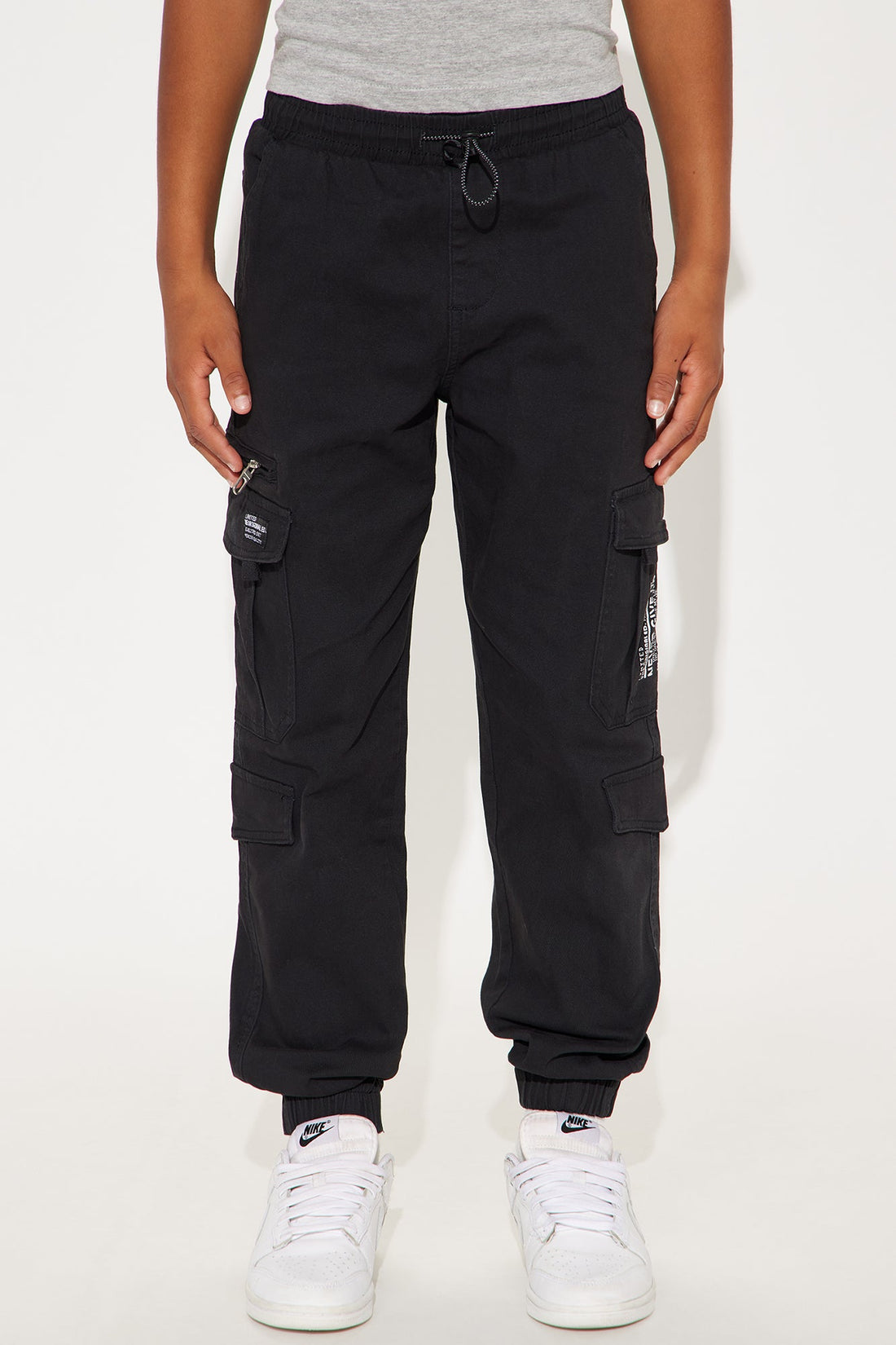 Mini Jordan Cargo Jogger Twill Pant - Black