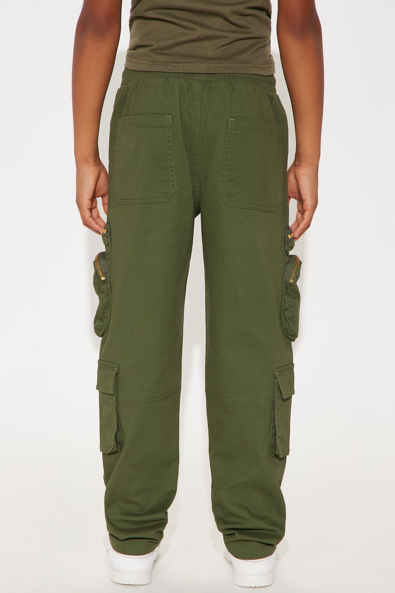 Mini Strong &amp; Tough Cargo Twill Pant - Olive