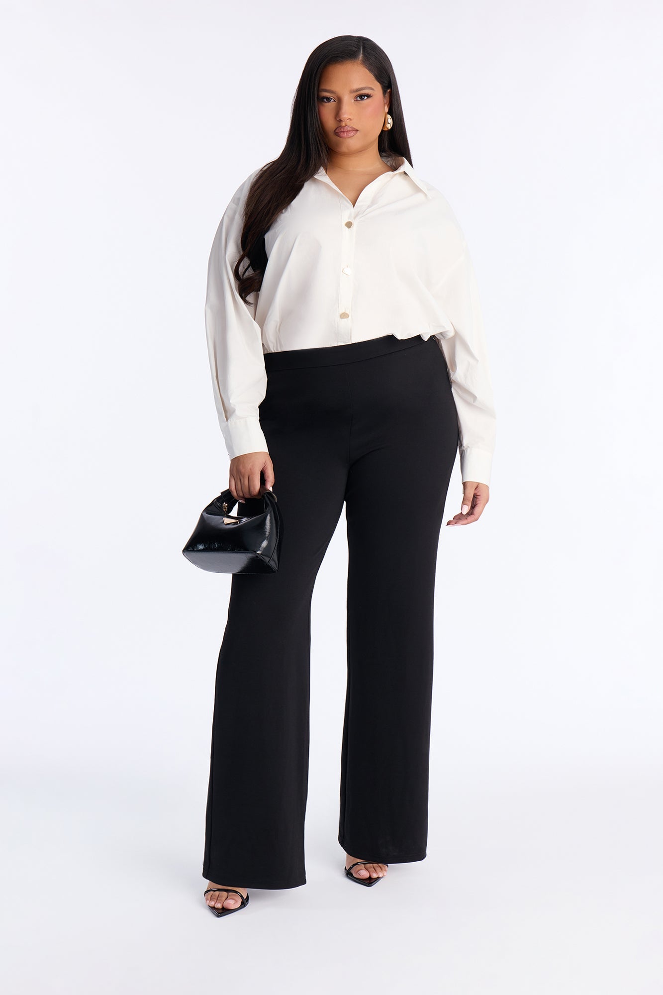 Olivia Belted Skinny Leg Jumpsuit - Black