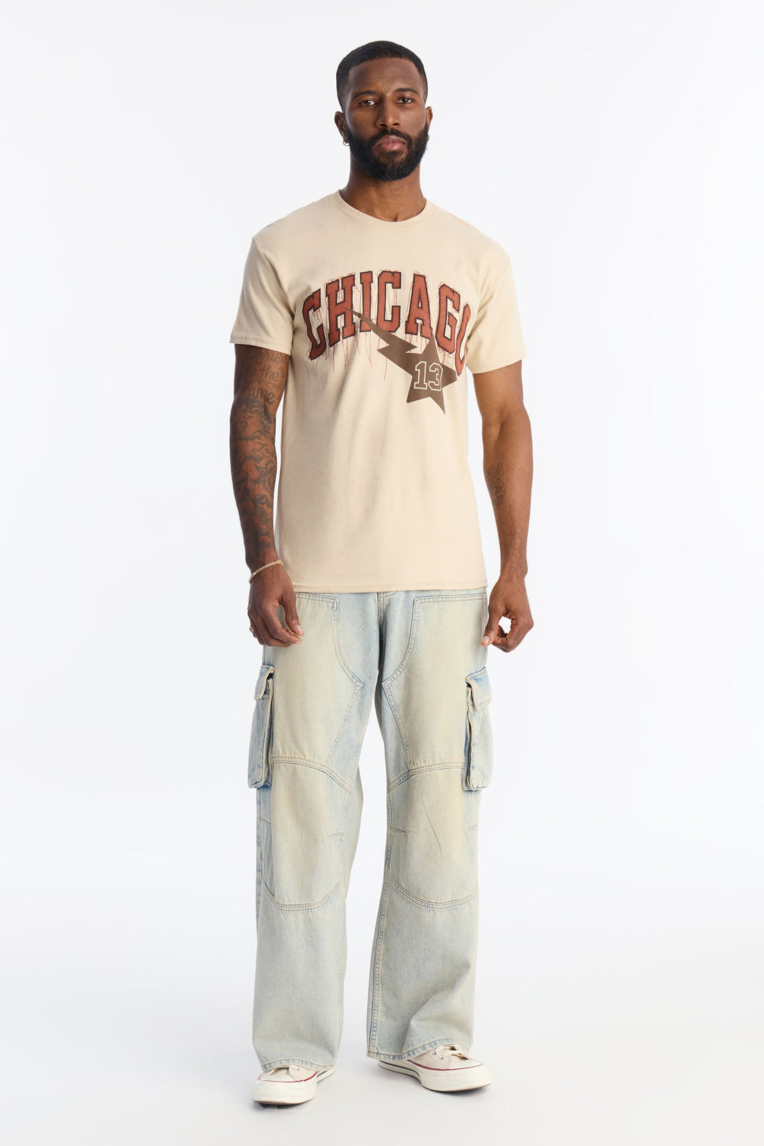 Chicago Rising Star Short Sleeve Tee - Sand
