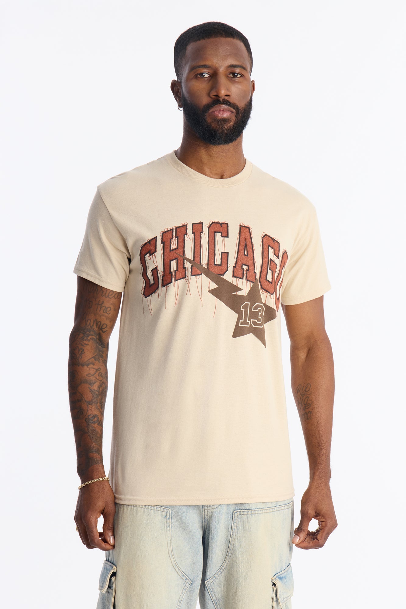 Chicago Rising Star Short Sleeve Tee - Sand
