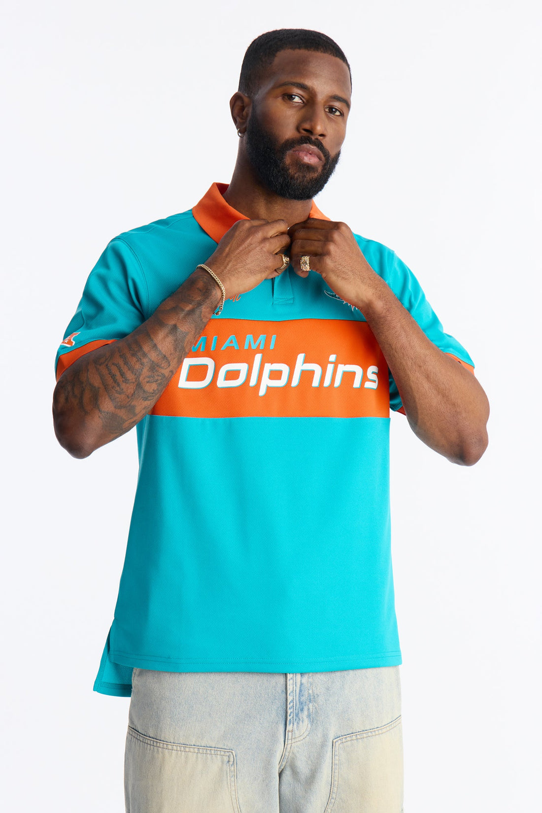 Dolphins Soccer Polo - Teal