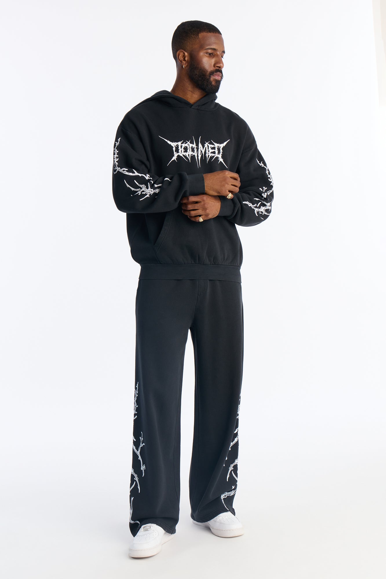 Doomed To Win Hoodie - Charcoal