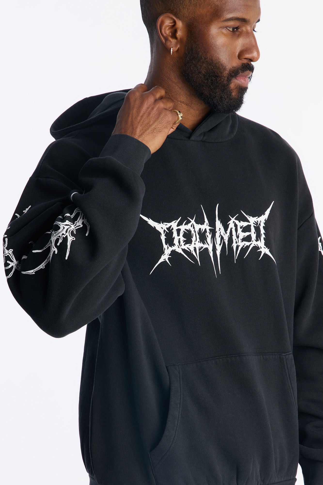 Doomed To Win Hoodie - Charcoal