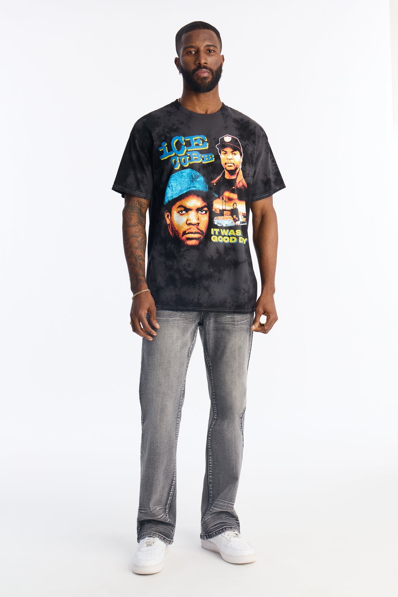 Ice Cube Outlaw Most Wanted Short Sleeve Tee - Black Wash
