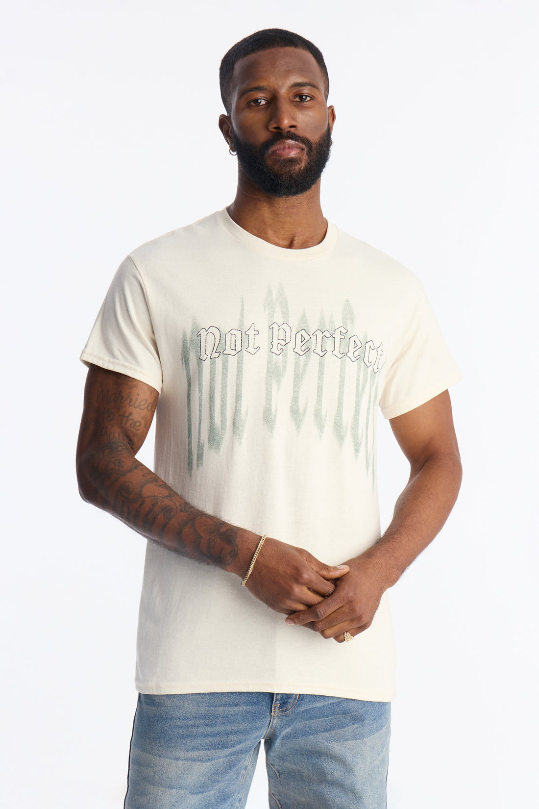 Not Perfect Short Sleeve Tee - Natural
