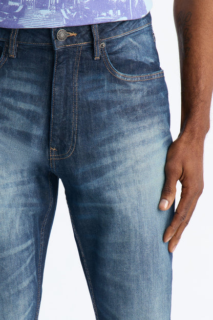 Stacked Skinny Flare Wasco Jean - Dark Wash