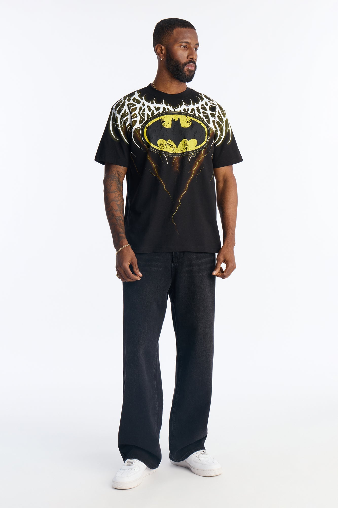 Batman Emblem Of Shadows Short Sleeve Tee - Black
