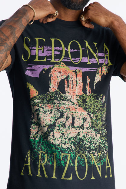 Sedona Arizona Short Sleeve Tee - Black