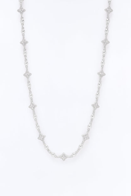Bloom Link Necklace - Silver