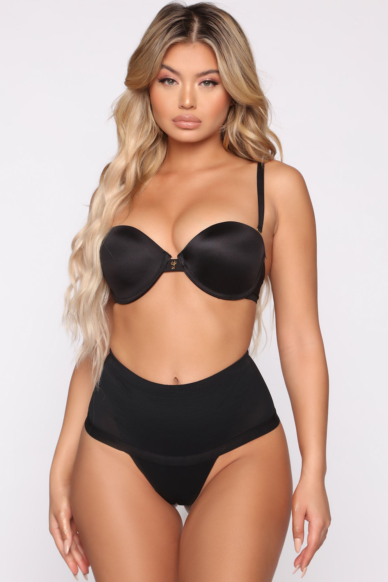 Little Secret Shapewear Thong Panty - Black