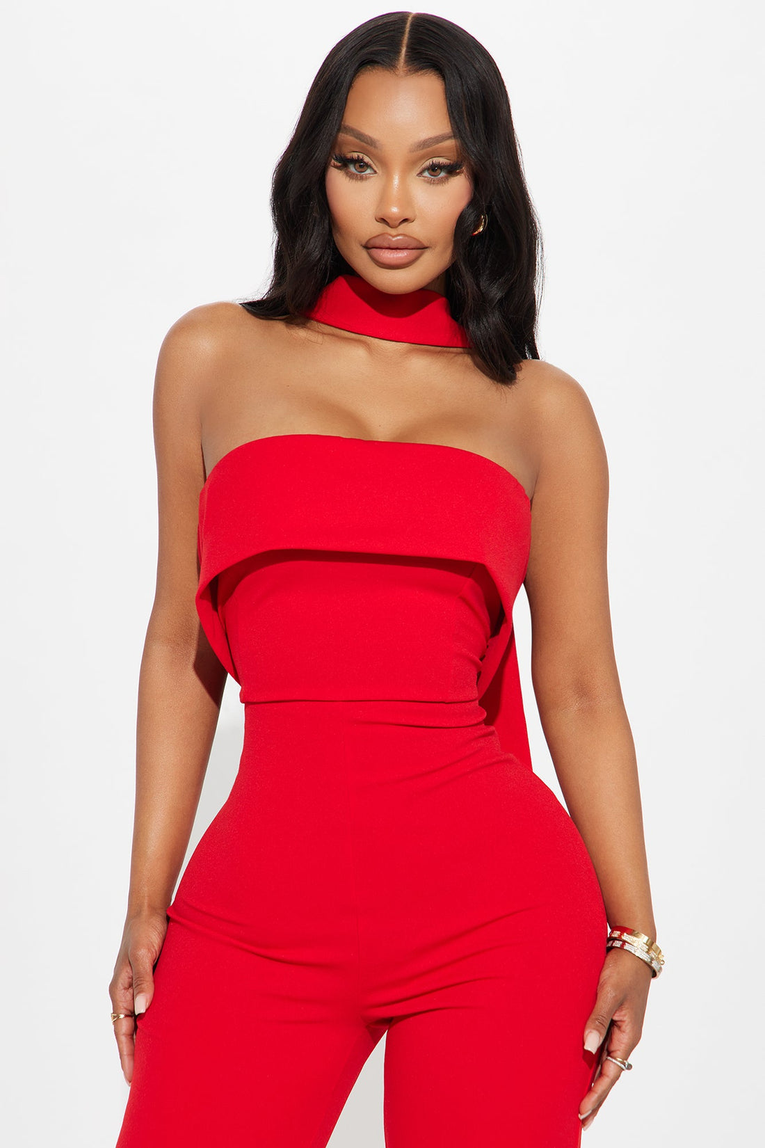 Red Carpet Jumpsuit - Red