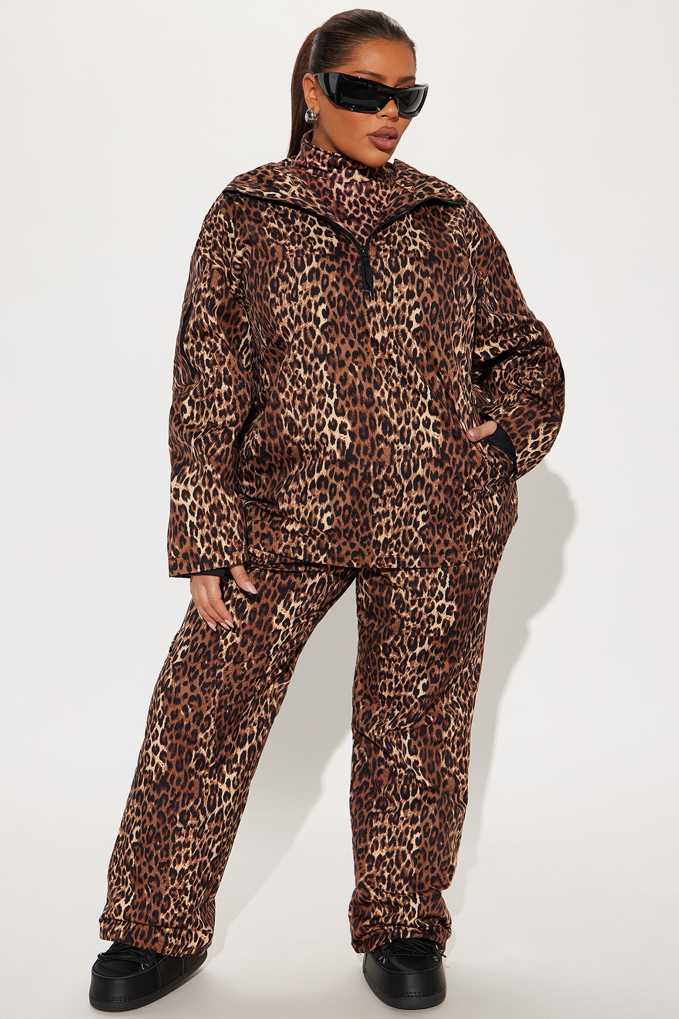 Snow Much Fun Snowboard Jacket - Leopard