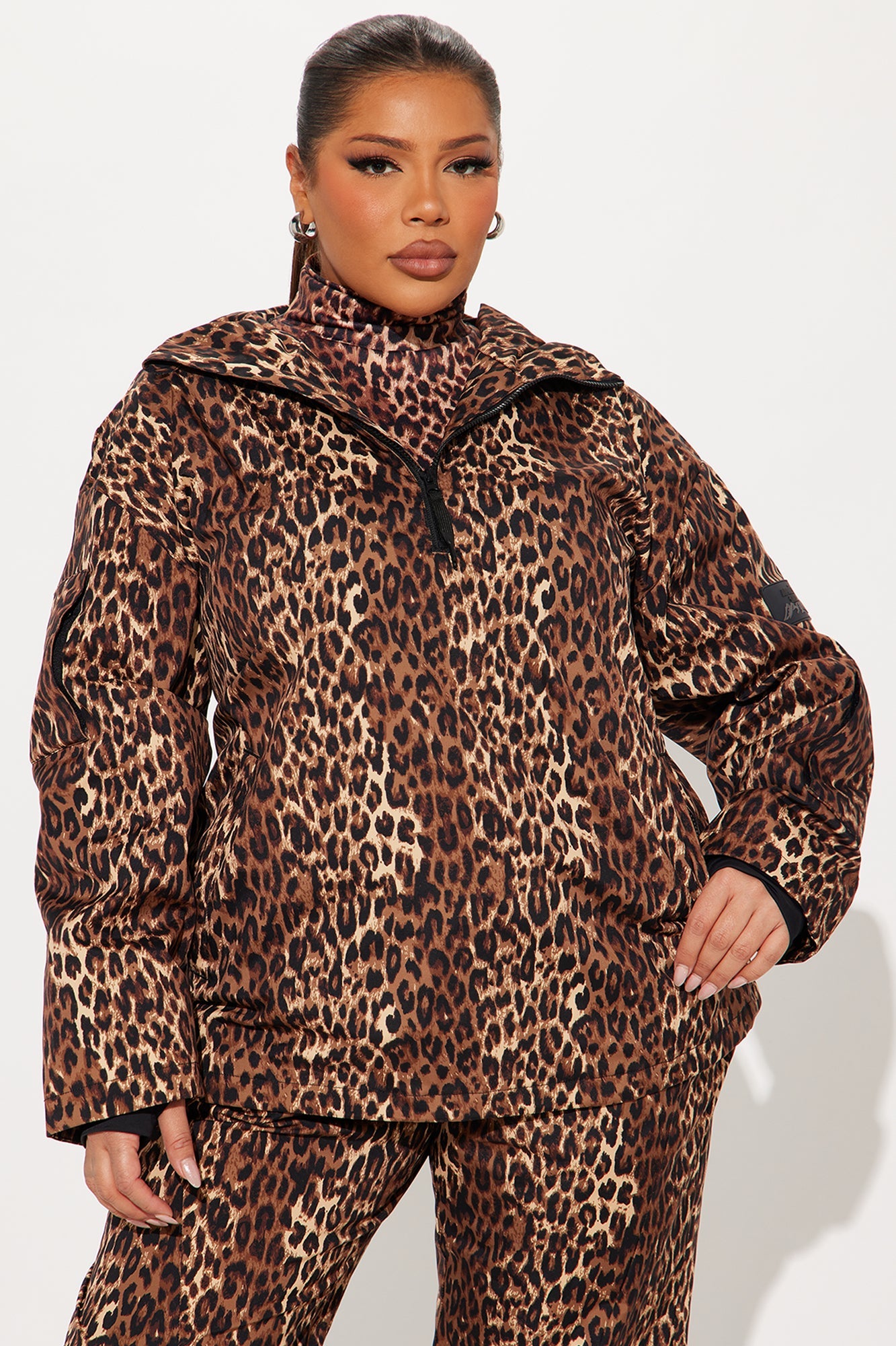 Snow Much Fun Snowboard Jacket - Leopard
