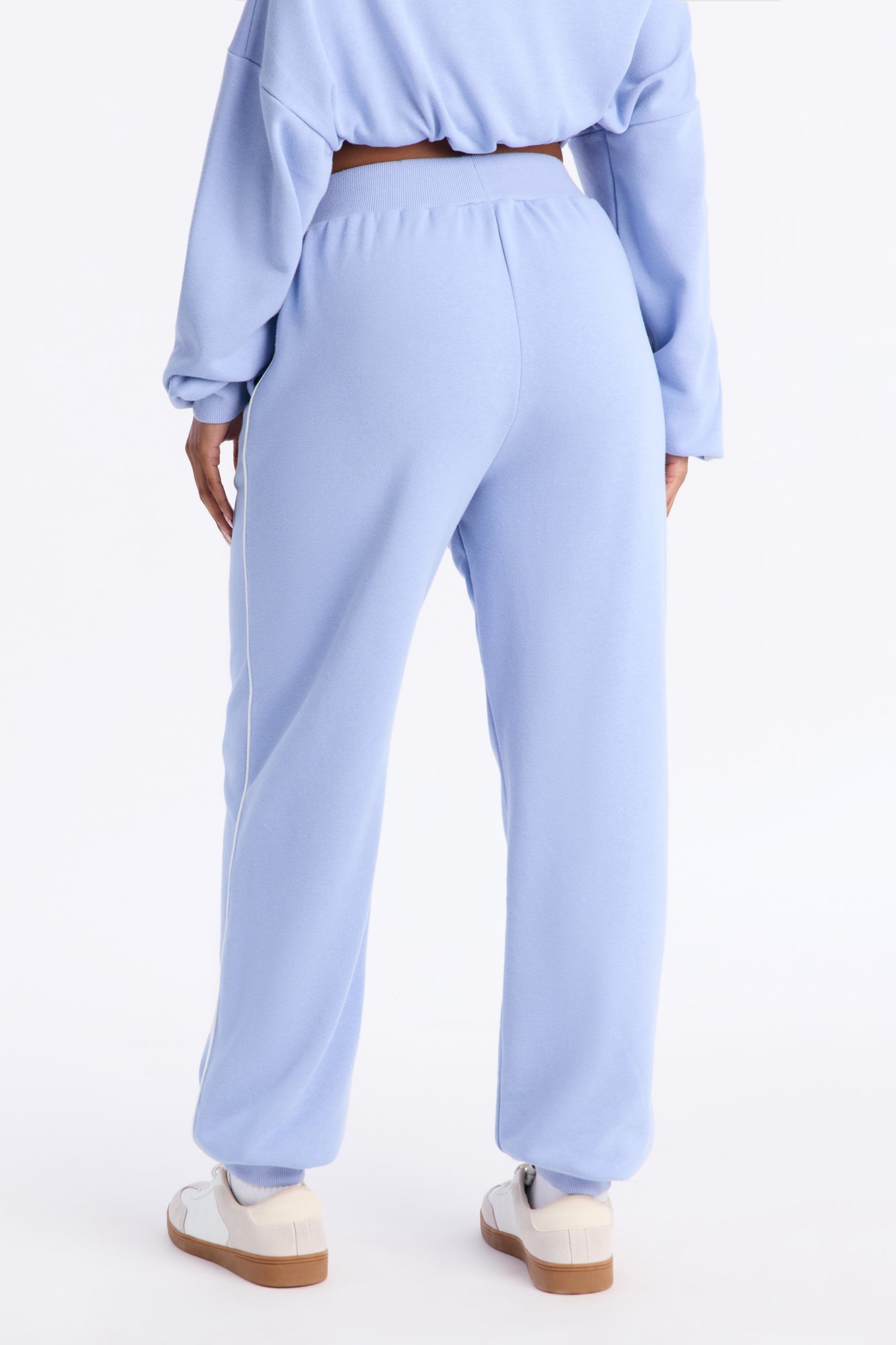 Olivia Fleece Jogger Pants - Periwinkle