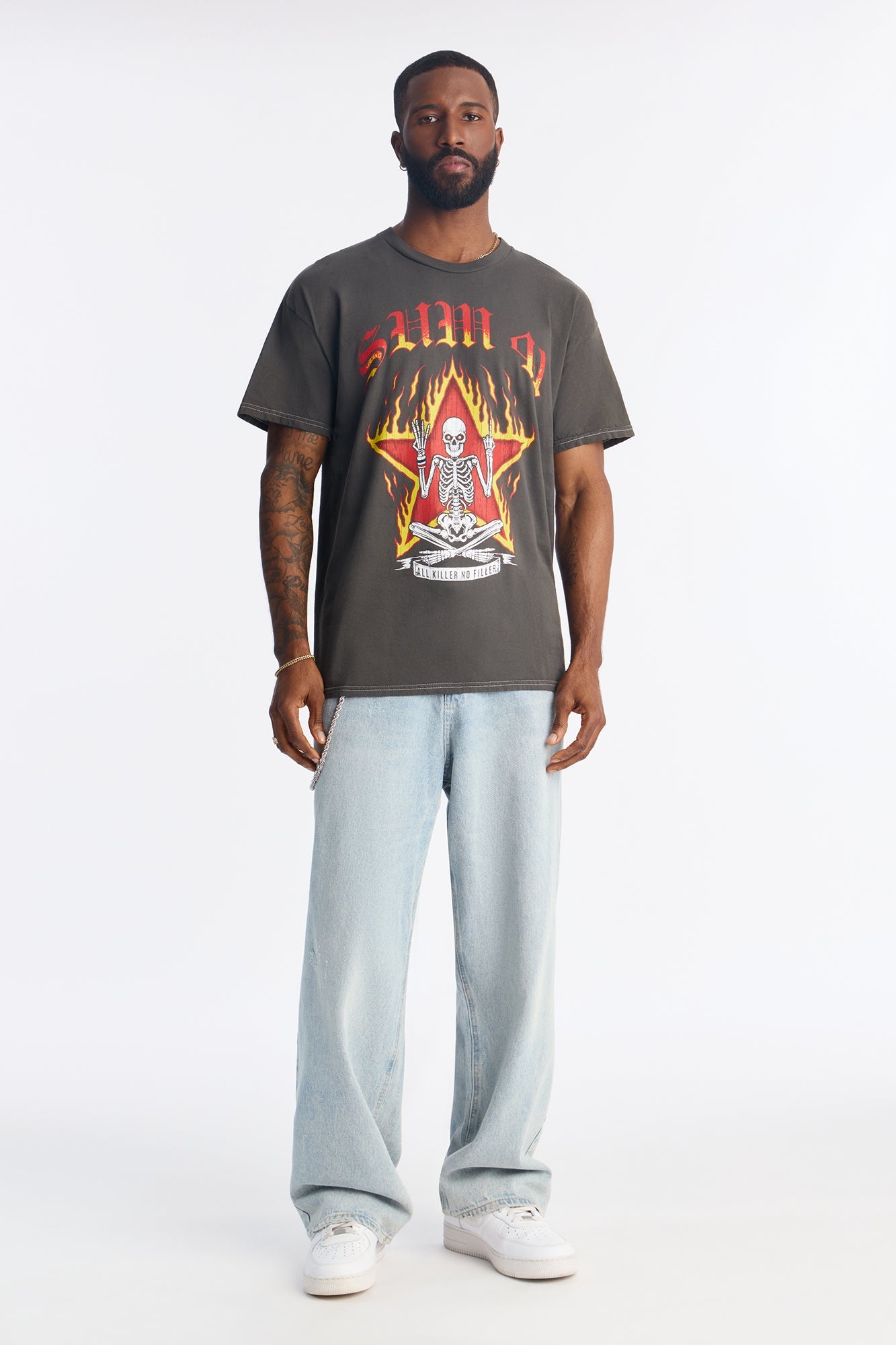 Sum 41 No Filler Short Sleeve Tee - Black