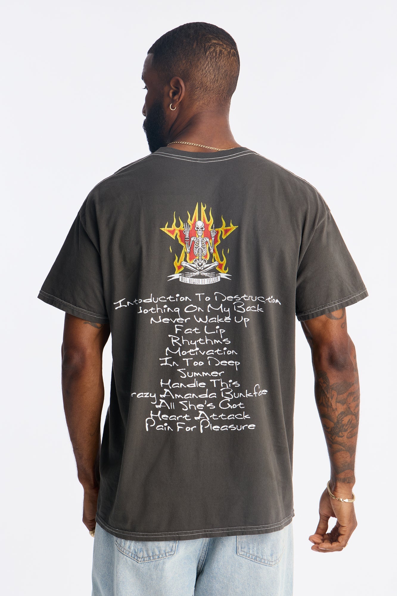 Sum 41 No Filler Short Sleeve Tee - Black
