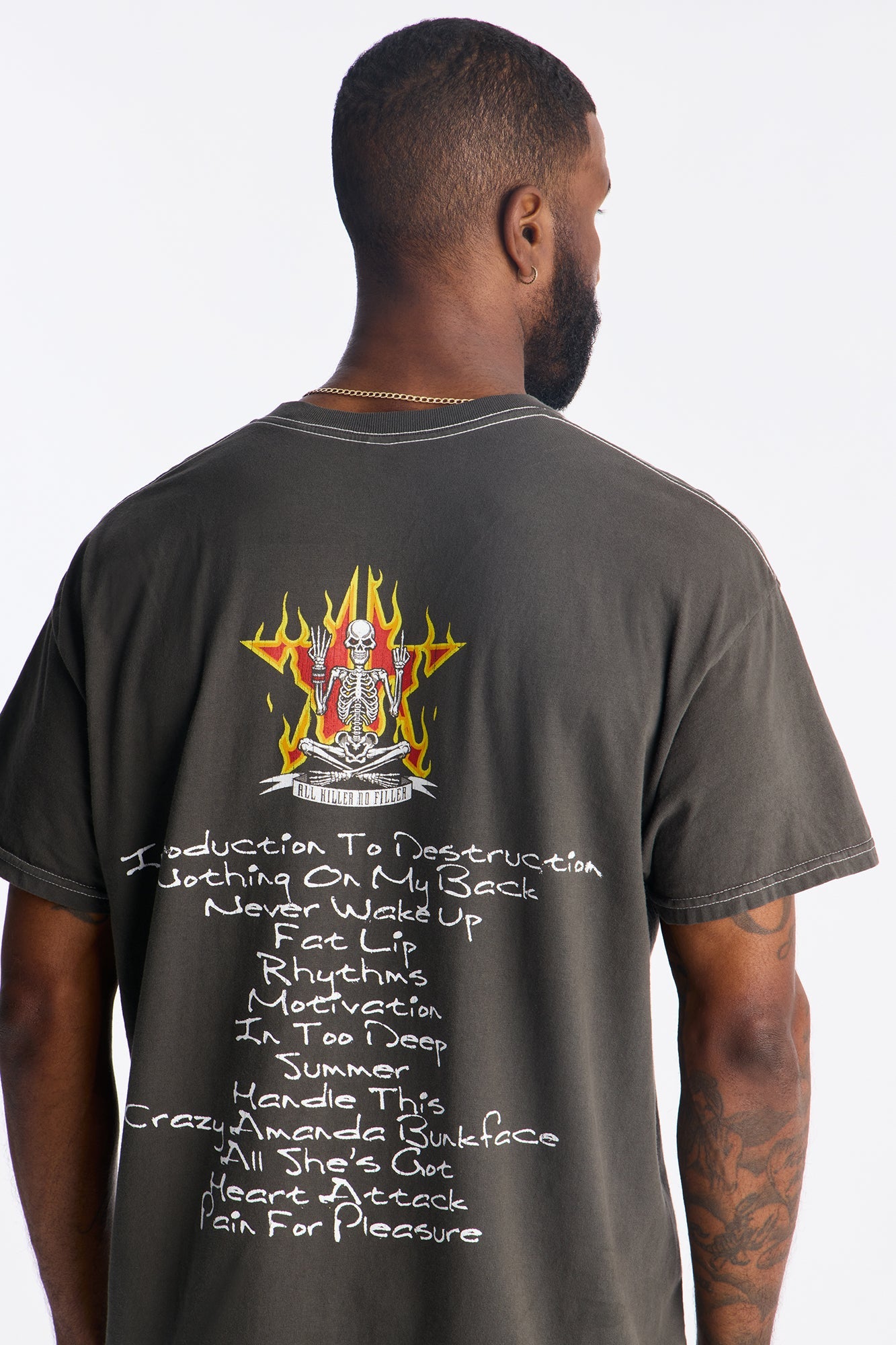 Sum 41 No Filler Short Sleeve Tee - Black