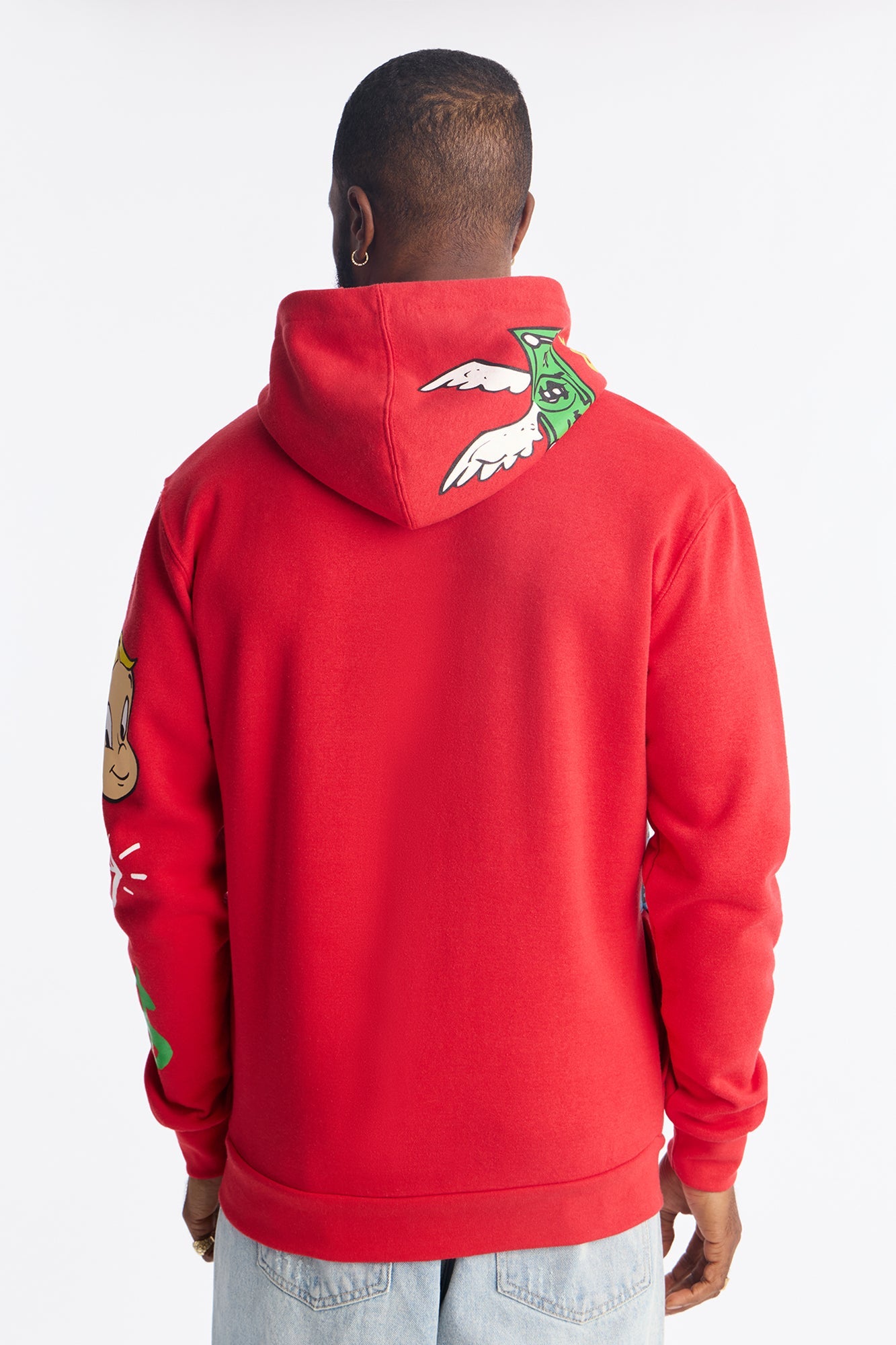 Richie Rich Said Get Money Hoodie - Red