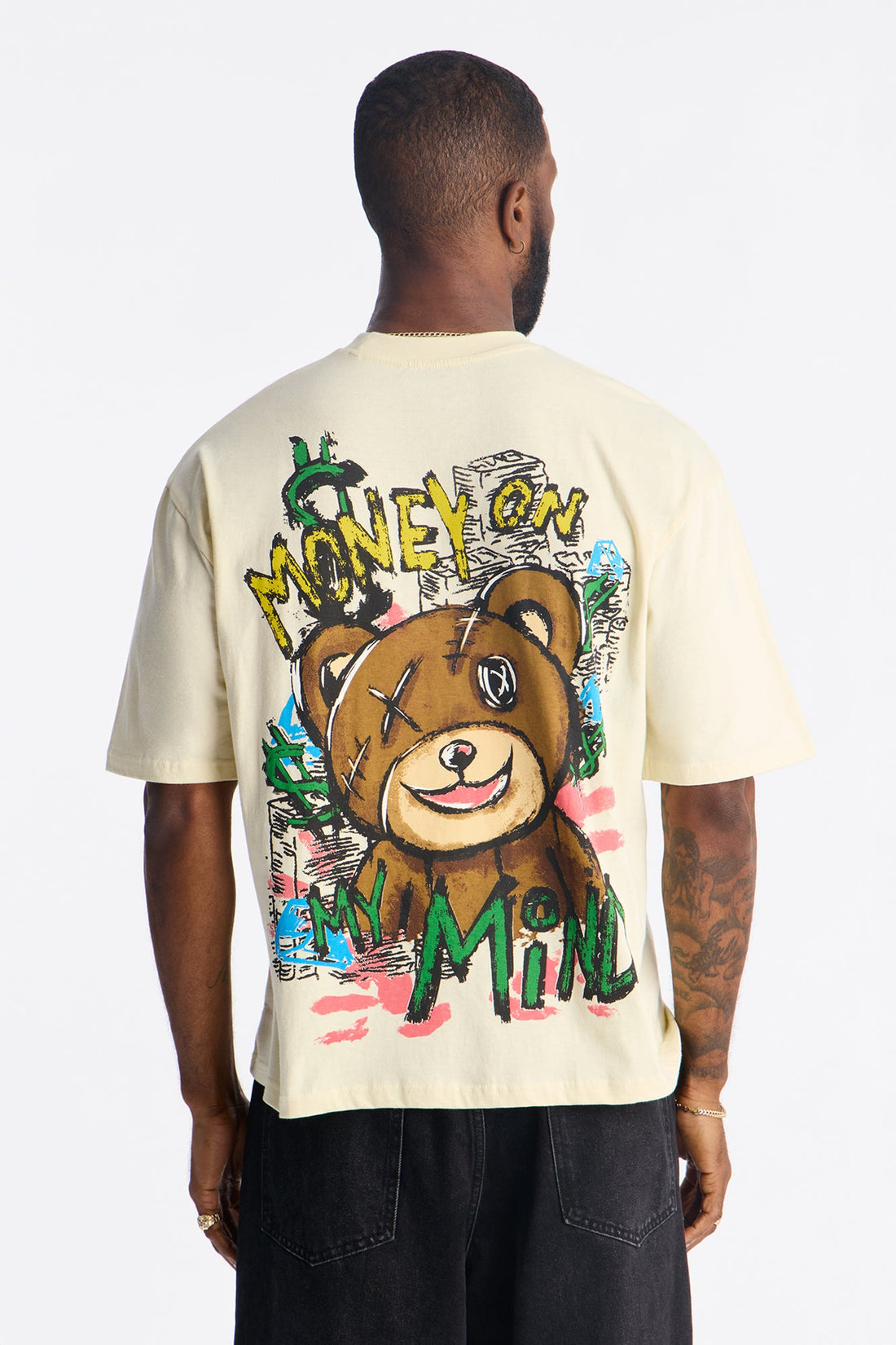 Money On My Mind Short Sleeve Tee - Cream