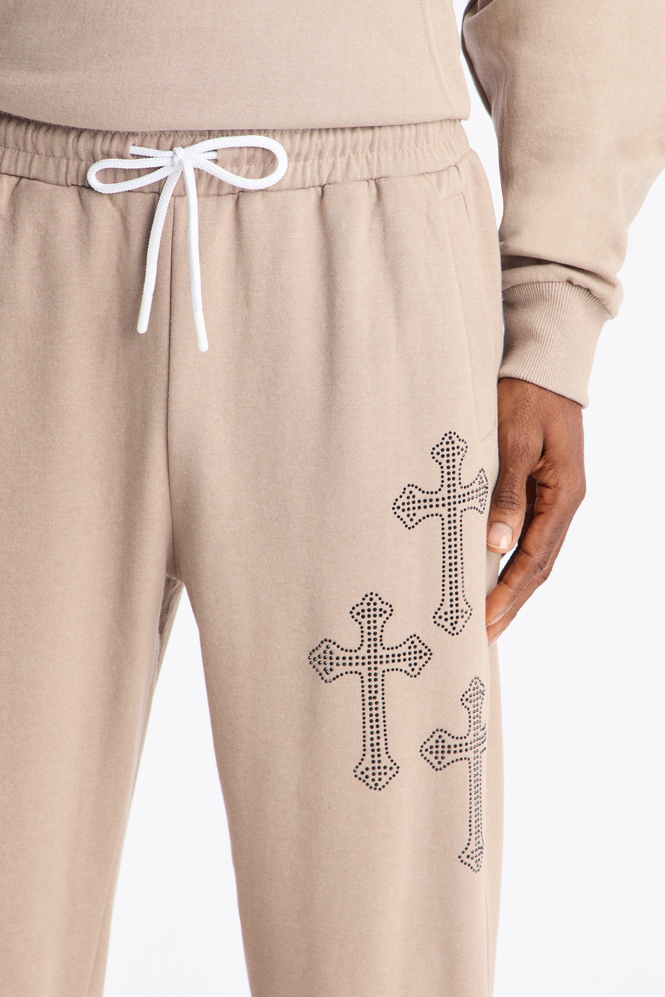 Crosses My Heart Sweatpants - Grey