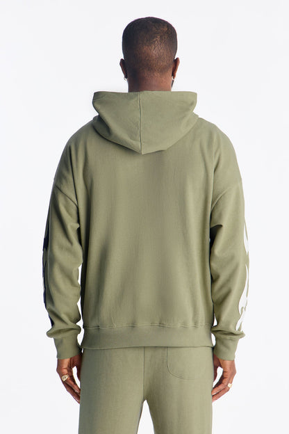 La Flame Saint Hoodie - Olive