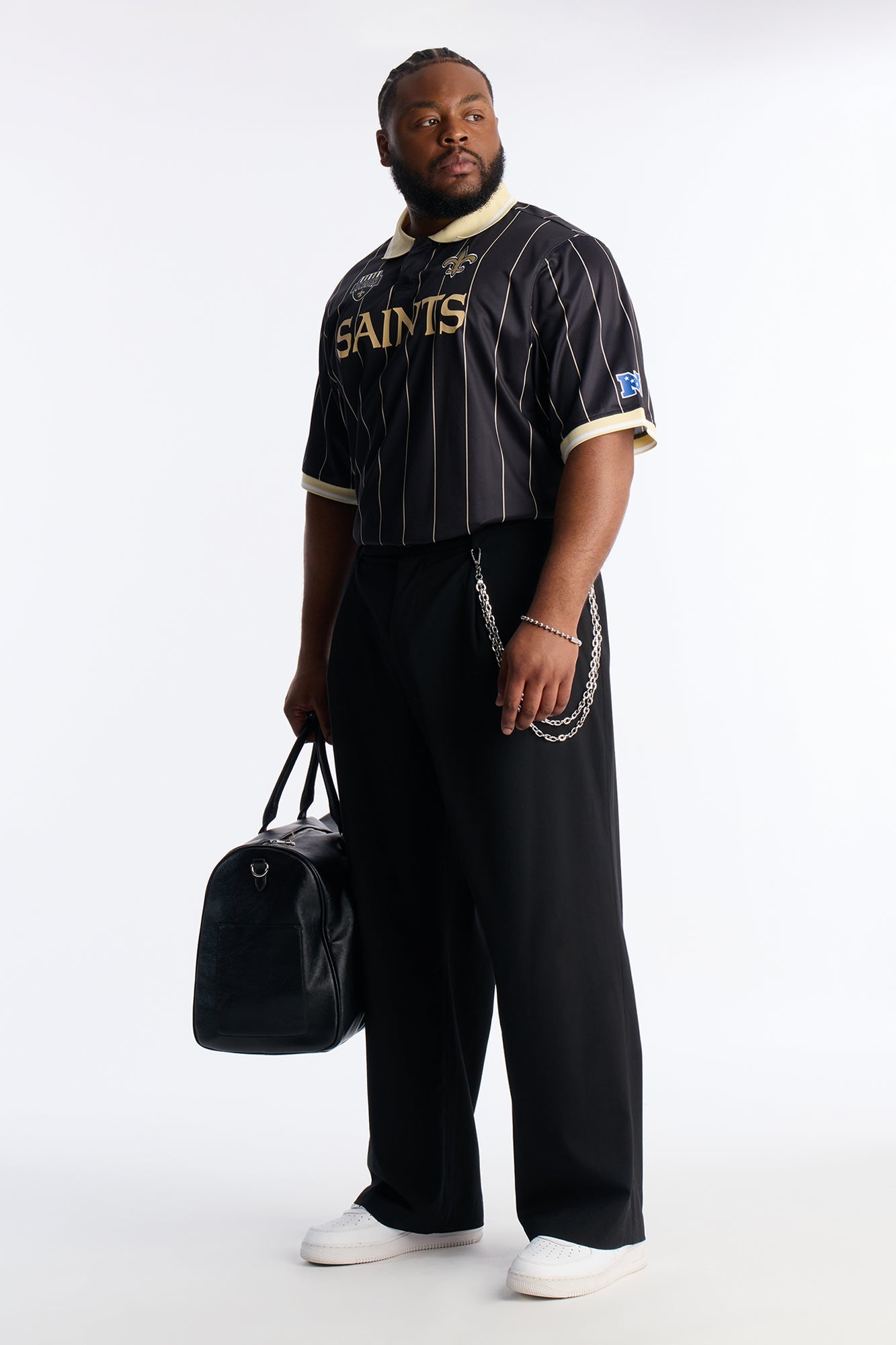 Saints Soccer Polo - Black